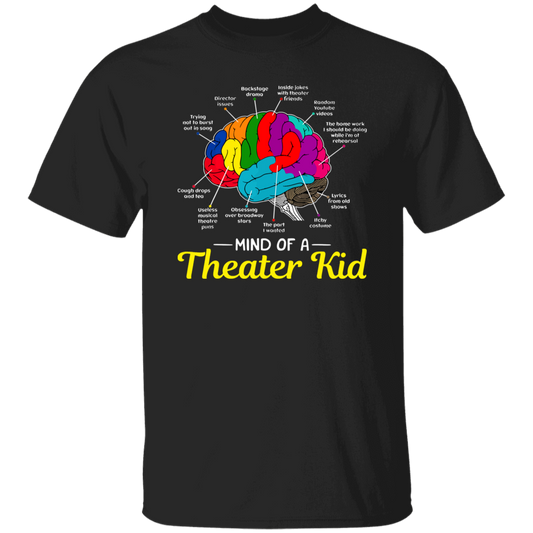 Mind Of A Theater Kid Unisex T-Shirt - jasmine
