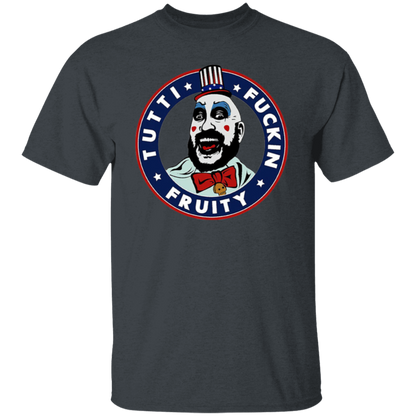 Captain Spaulding Tutti Fuckin Fruity Horror Halloween Vintage T-Shirt - leleart