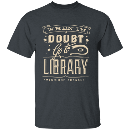When In Doubt Go To The Library Hermione Granger Teacher T-Shirt - YOUTH