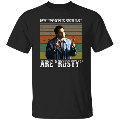 Castiel Supernatural My People Skills Are Rusty T-Shirt