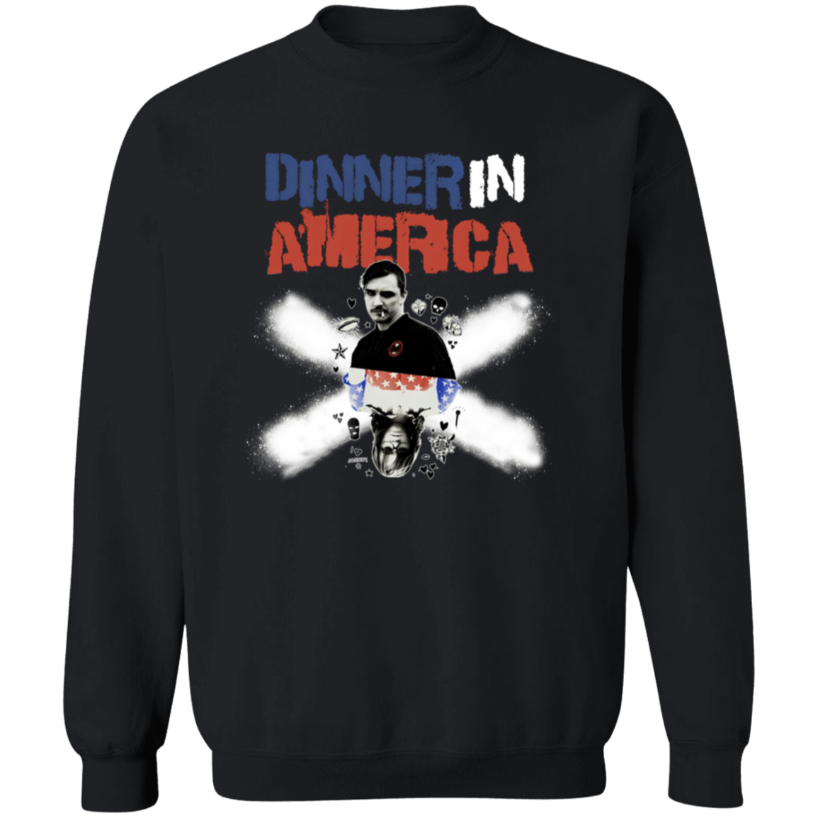 Dinner In America Retro Sweatshirt -ID18092406
