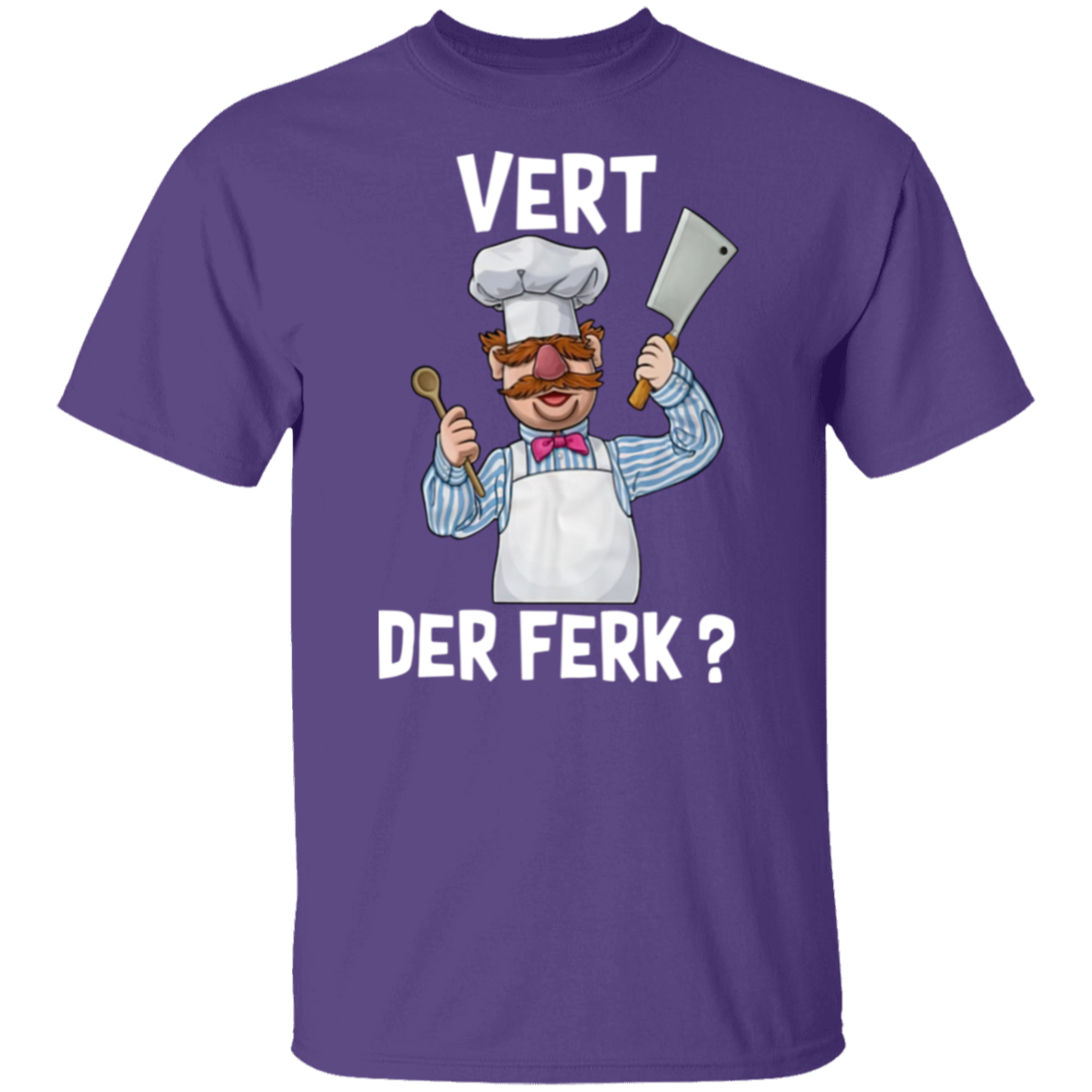 Swedish Chef Vert Der Ferk  T-Shirt - leleart