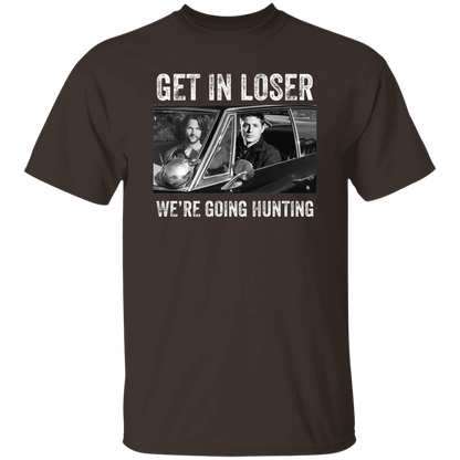 Get In Loser We’re Going Hunting Supernatural Vintage T-Shirt