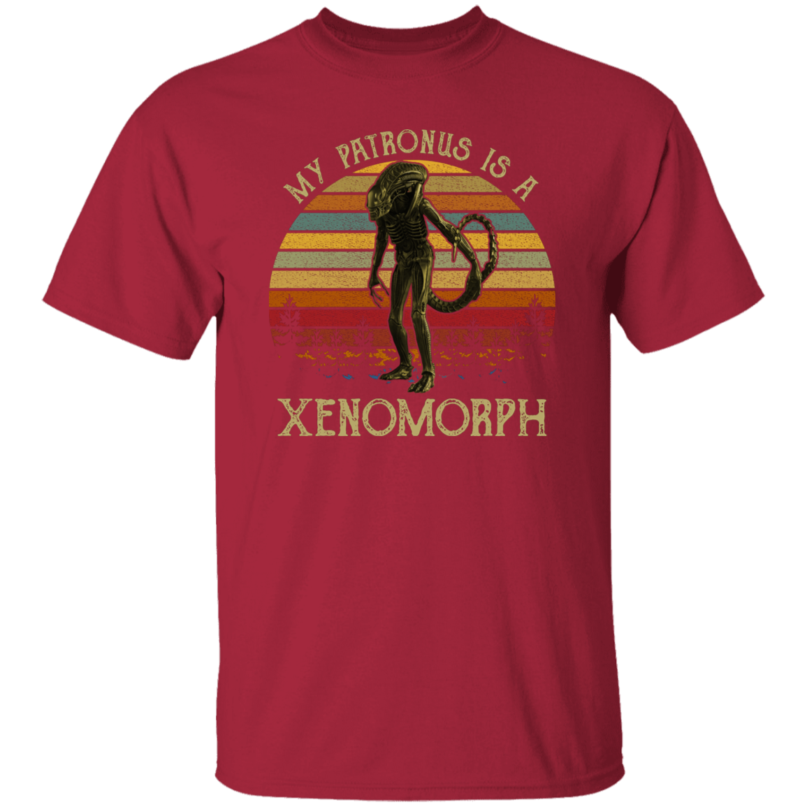 G500 5.3 oz. T-Shirt My Patronus is A Xenomorph Vintage T-shirt