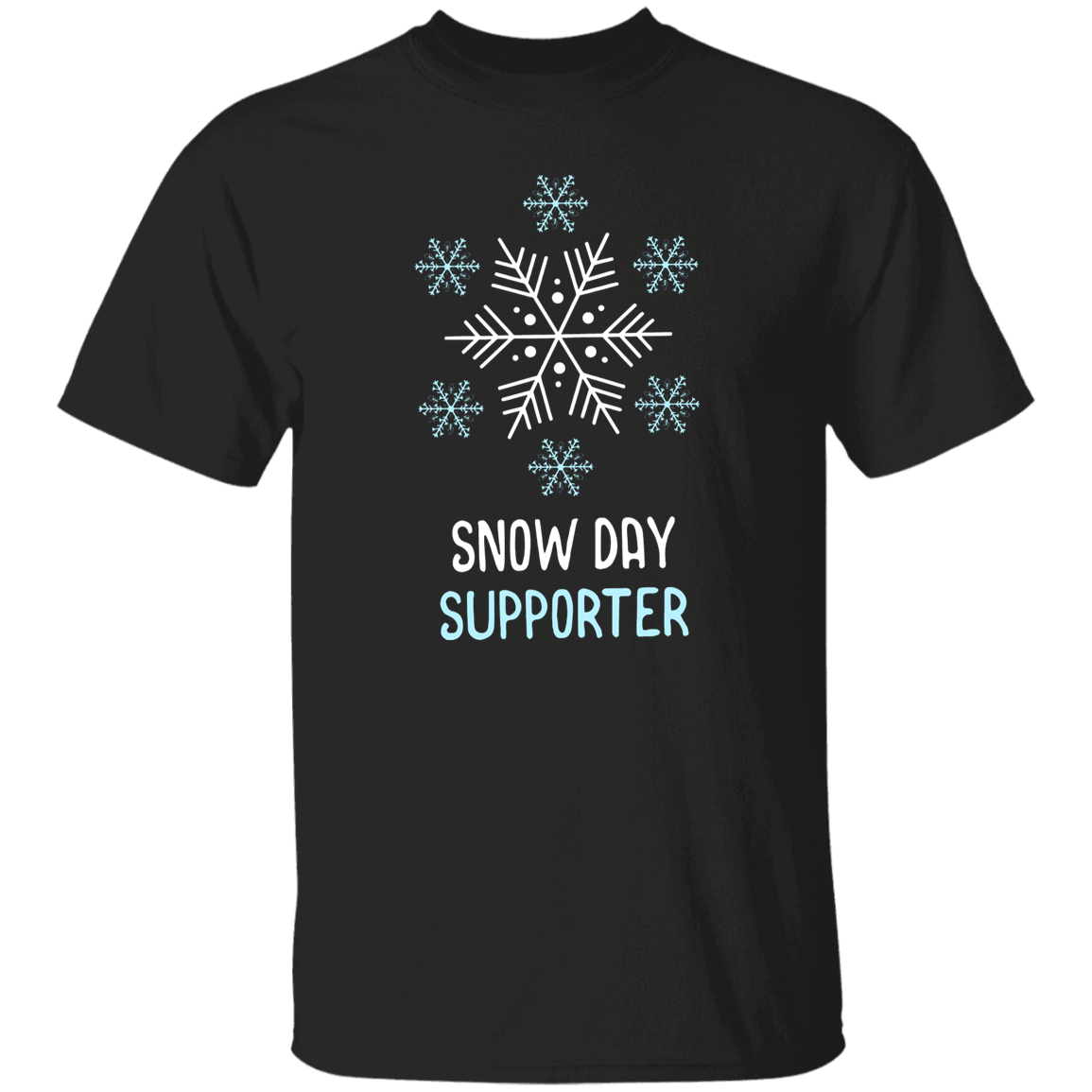 Snow Day Supporter Teacher T-Shirt - lapicta