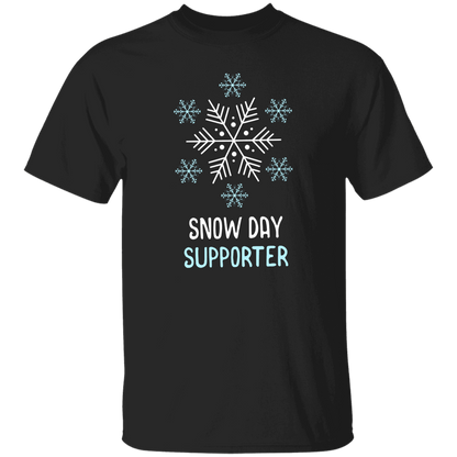 Snow Day Supporter Teacher T-Shirt - lapicta
