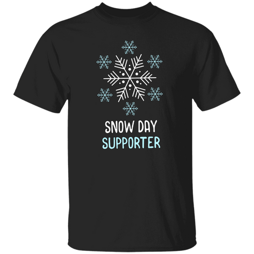 Snow Day Supporter Teacher T-Shirt - lapicta