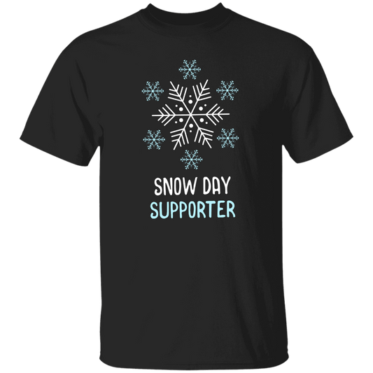 Snow Day Supporter Teacher T-Shirt - lapicta