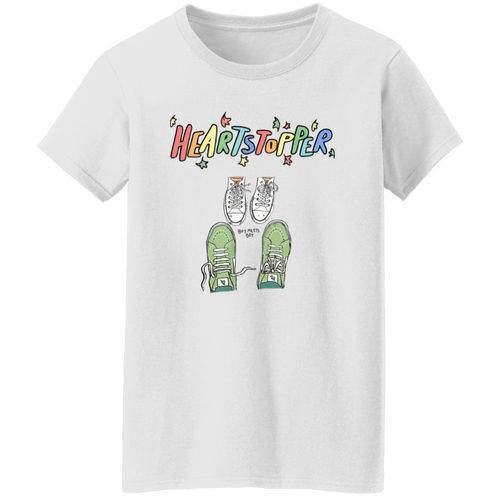 Heartstoppers Leaves Cute Shoes Heartstopper Love Camiseta T-Shirt - WOMEN