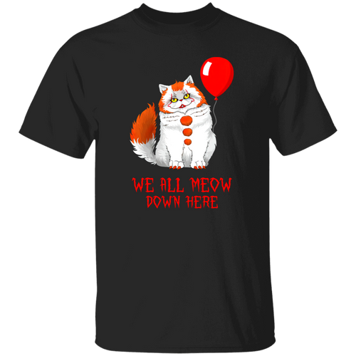 We All Meow Down Here Vintage  T-Shirt