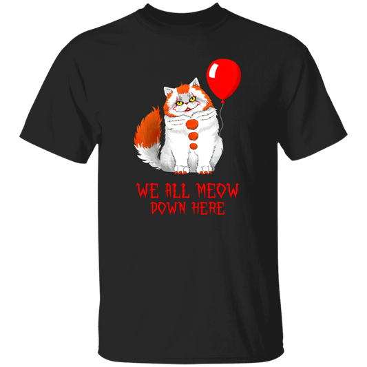 We All Meow Down Here Vintage  T-Shirt