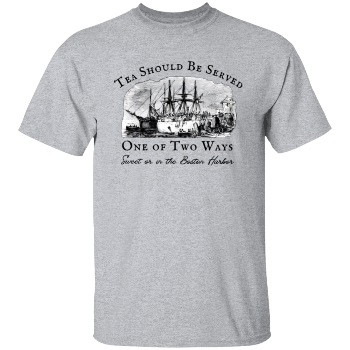 Tea Should Be Served One Of Two Ways Teacher Vintage Unisex  T-Shirt - letter