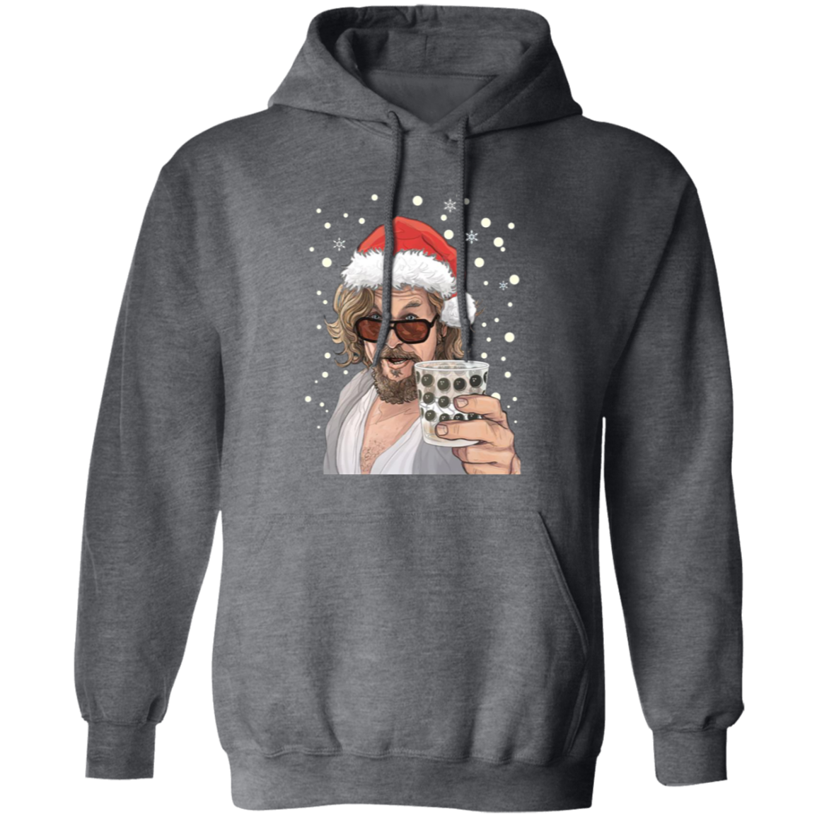 The Big Lebowski Dude Christmas Vintage G185 Gildan Pullover Hoodie - lucy - 96180146