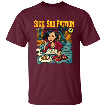 G500B Youth 5.3 oz 100% Cotton T-Shirt Sick Sad Fiction - Jane Lane Classic T-Shirt