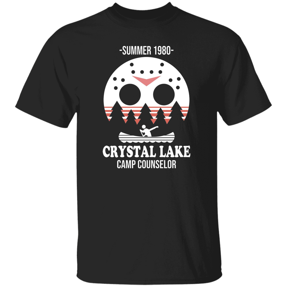 Jason Voorhees Summer 1980 Camp Crystal Lake Vintage T-Shirt, Jason Voorhees Shirt, Serial Killer Shirt, Friday The 13th Shirt	 G500 5.3 oz. T-Shirt