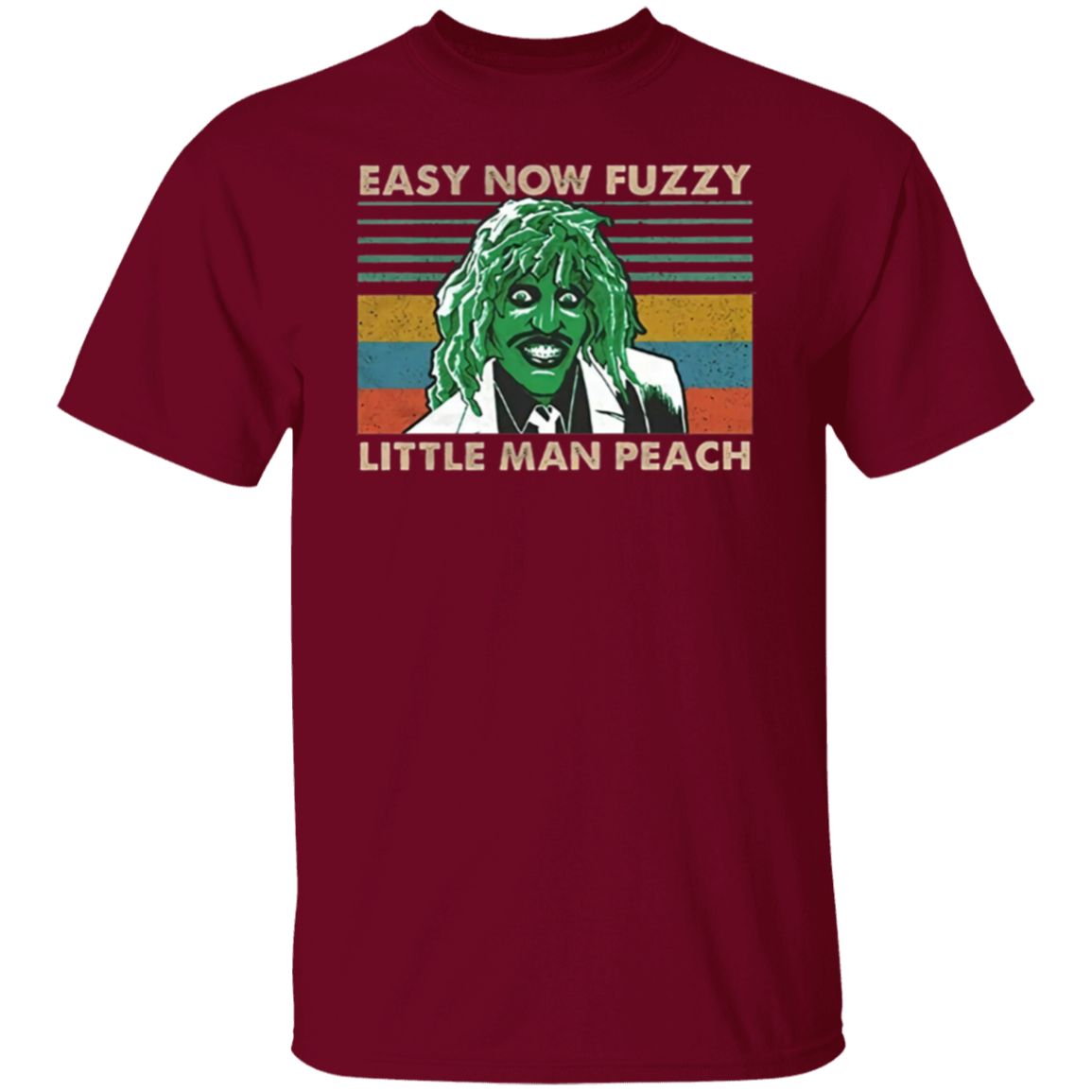 Old Gregg Easy Now Fuzzy Little Man Peach The Mighty Boosh Retro T-Shirt - leleart