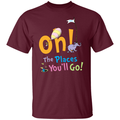 Oh The Places You'll Go T-Shirt - lapicta