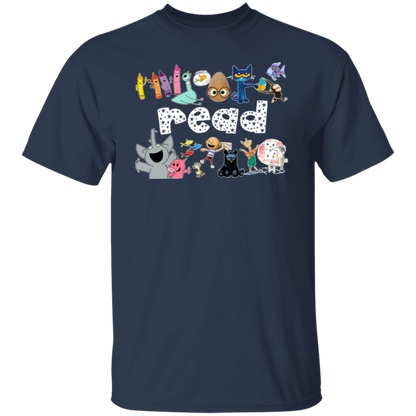 Read Children's Books Teacher T-Shirt - lapicta