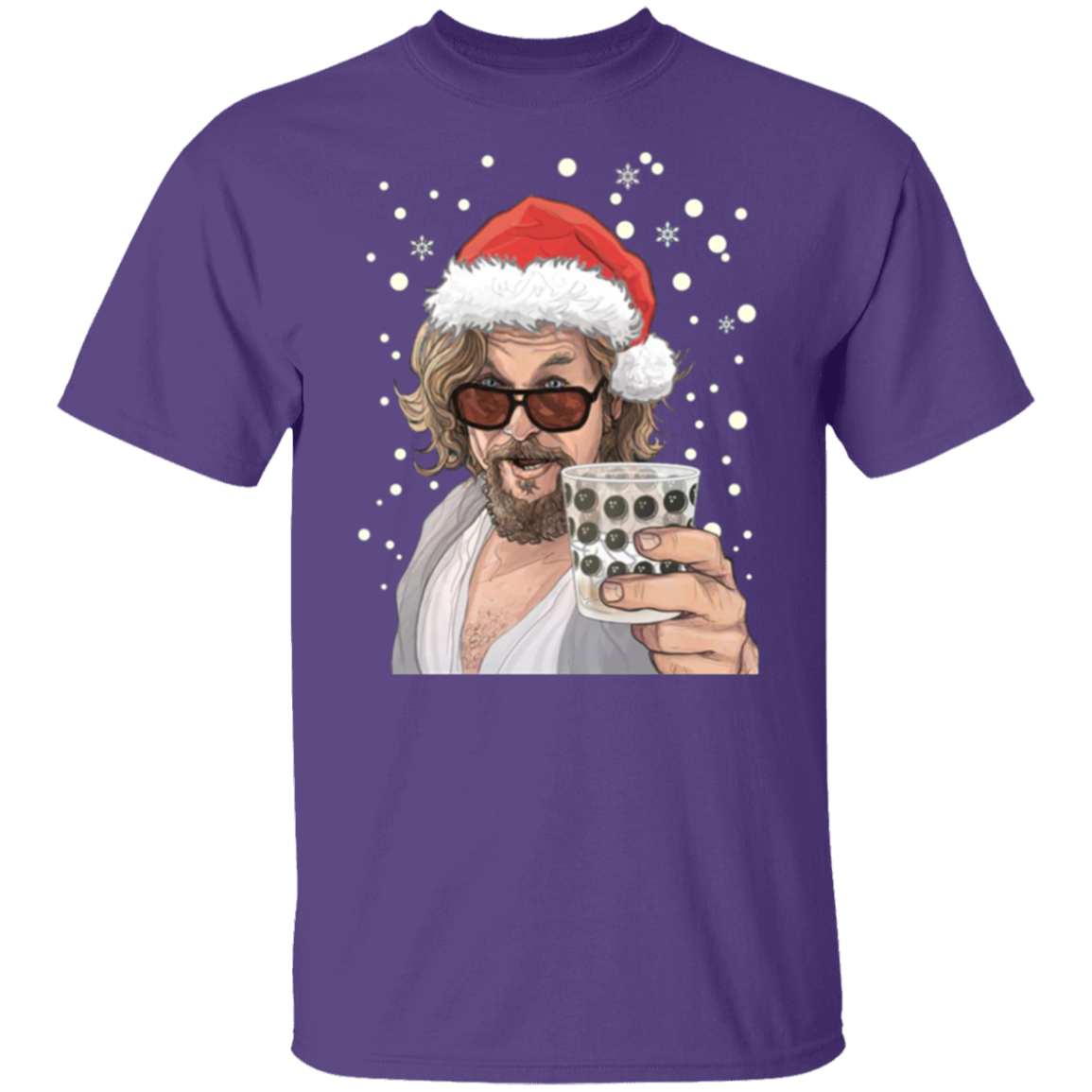 The Big Lebowski Dude Christmas Vintage Unisex  T-Shirt - lucy - 96180146