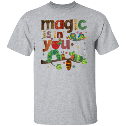 Magic Is In You The Very Hungry Caterpillar And Butterfly Teacher  T-Shirt - lapicta