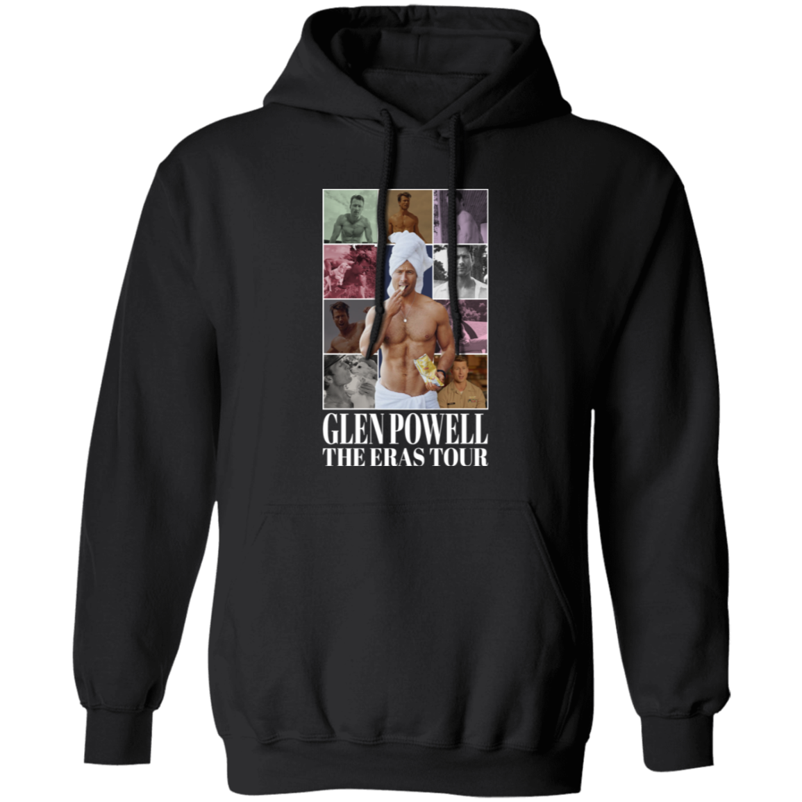 Glen Powell Eras  Pullover Hoodie - ID24092424