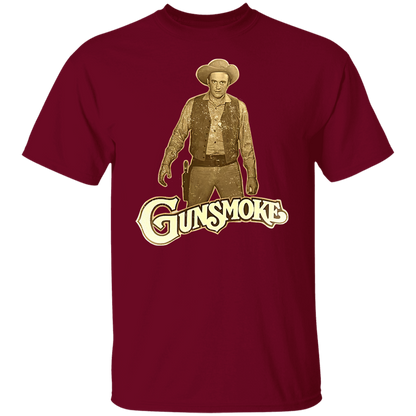 Gunsmoke James Arnes Anime Cowboy T-Shirt - CDCraft