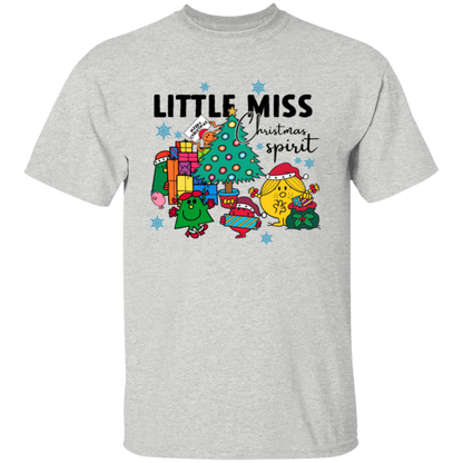 Little Miss Christmas Teacher Vintage Unisex T-Shirt - letter