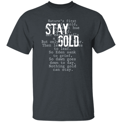 Greasers Stay Gold Teacher T-Shirt - CDCraft