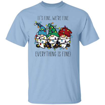 Everything Is Fine Teacher T-Shirt - lapicta