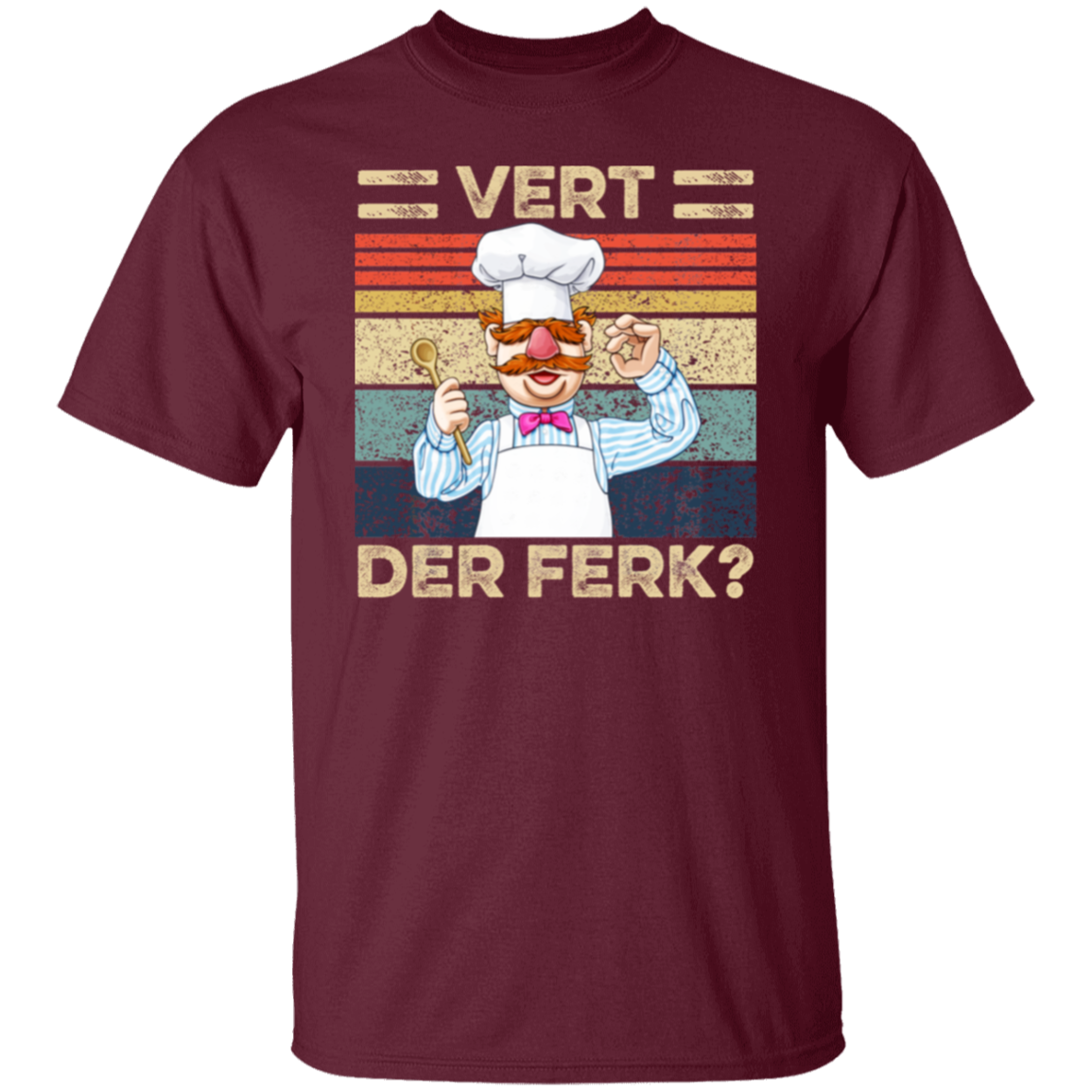 Vert Der Ferk Swedish Chef Retro Vintage  T-Shirt - leleart