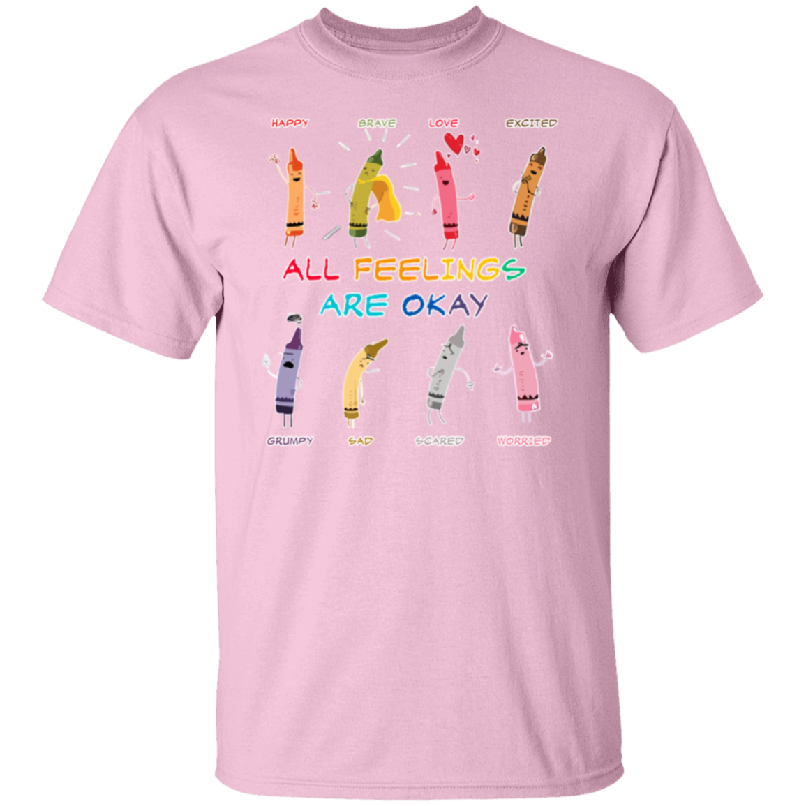 All Feelings Are Okay Teacher  T-Shirt - lapicta
