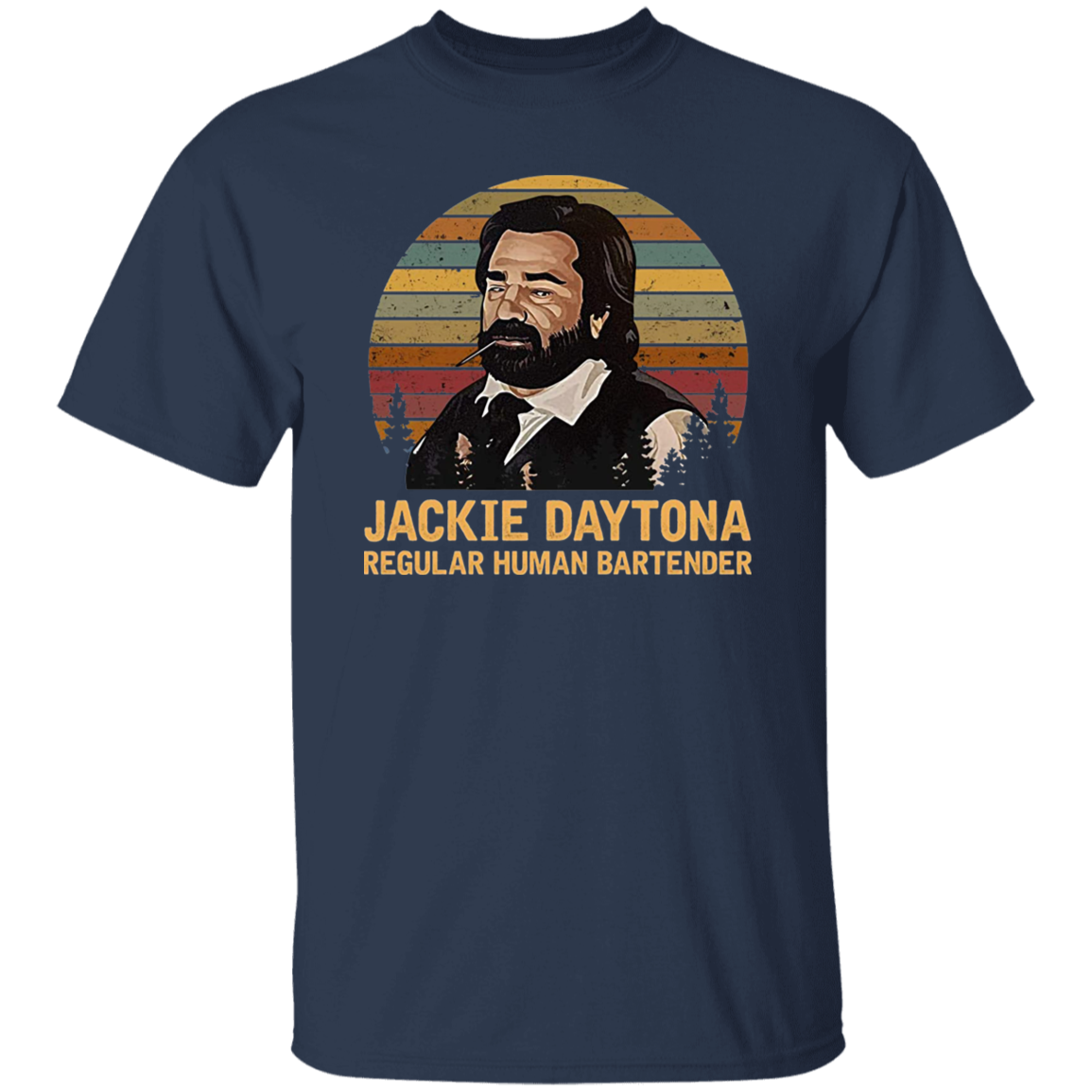 Jackie Daytona Regular Human Bartender Vintage T-Shirt, What We Do in Shadow Shirt, Laszlo Shirt, Gift Tee For You And Your Friends	G500 5.3 oz. T-Shirt