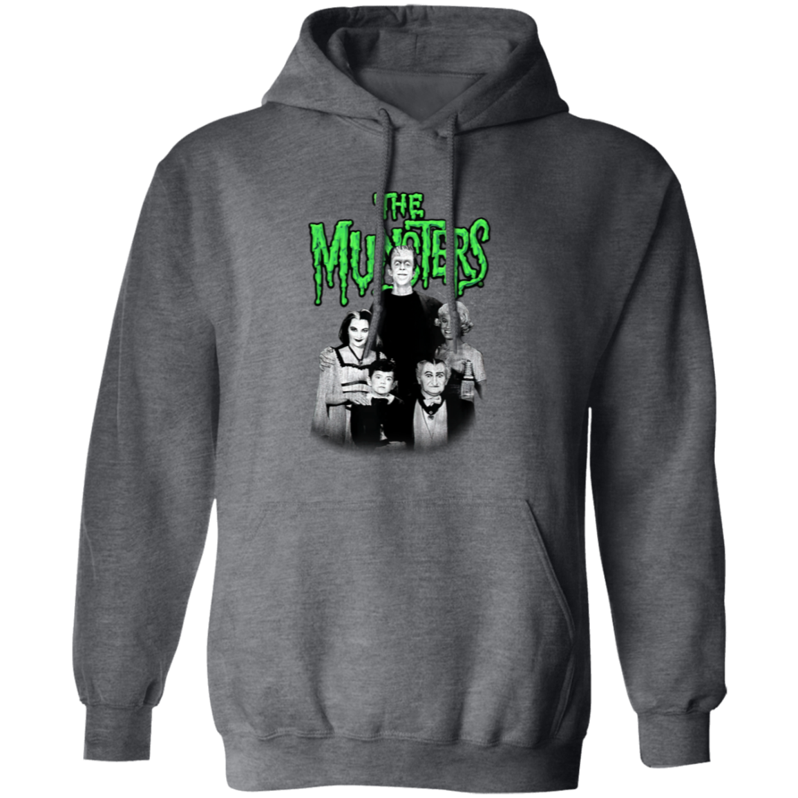 G185 Gildan Pullover Hoodie Horror The Munsters Graphic T-Shirt