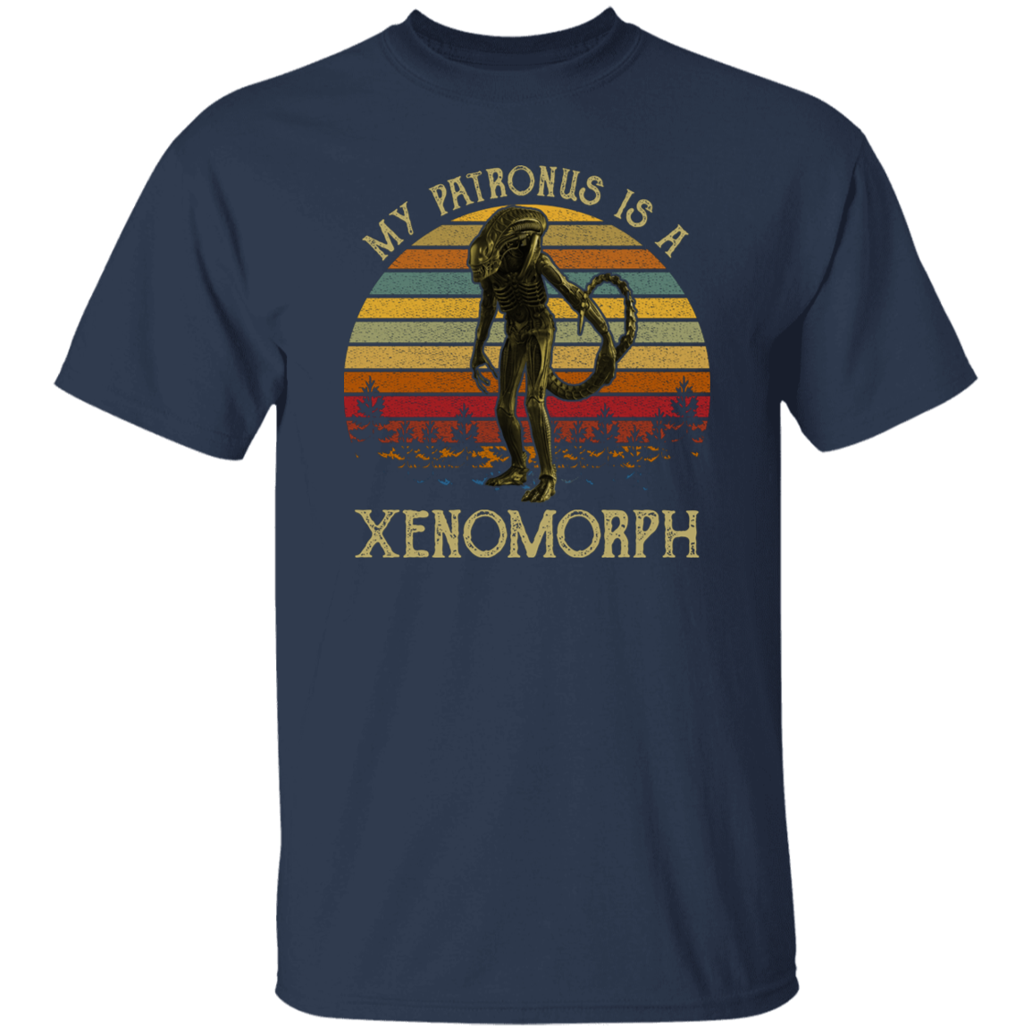 G500 5.3 oz. T-Shirt My Patronus is A Xenomorph Vintage T-shirt