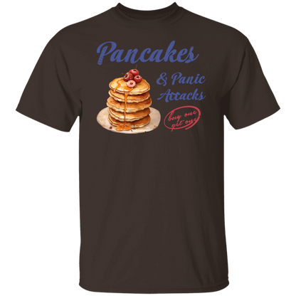 G500 5.3 oz. T-Shirt Pancakes and Panic Attacks Shirt - ID29102407