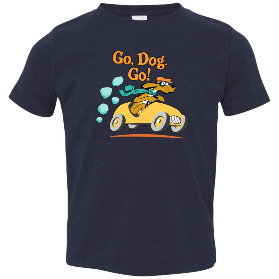 Go Dog Go Teacher Vintage 3321 Toddler Jersey T-Shirt - letter