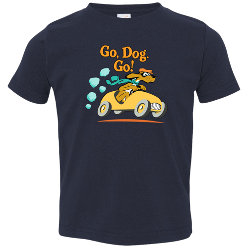 Go Dog Go Teacher Vintage 3321 Toddler Jersey T-Shirt - letter