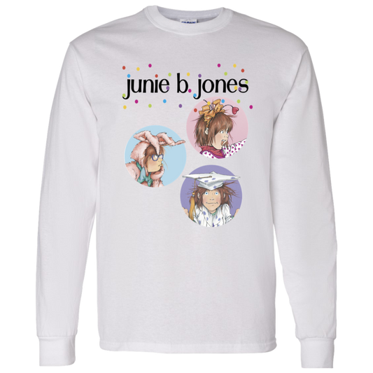 Junie B Jones Book Teacher Unisex T-Shirt, Children's Book Shirt, Kindergarten Shirt, Junie B Jones Shirt, Back To School Gift	G540 LS T-Shirt 5.3 oz.