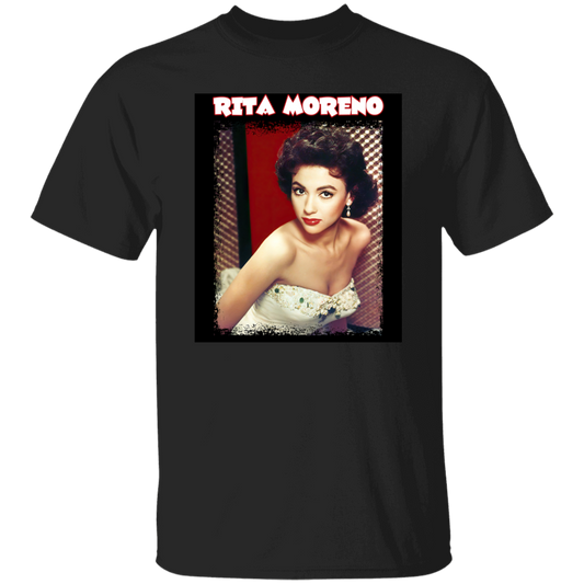 Rita Moreno Vintage Retro Actress Vintage T-Shirt, Puerto Rico Singer Shirt, Rita Moreno Shirt, Rita Moreno Gift Tee	G500 5.3 oz. T-Shirt