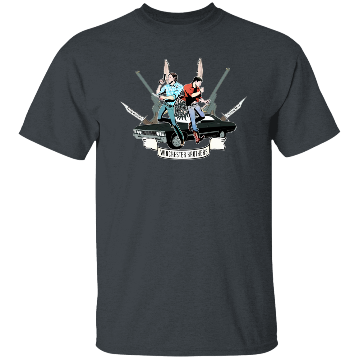 G500 5.3 oz. T-Shirt Winchester Brothers Supernatural T-Shirt