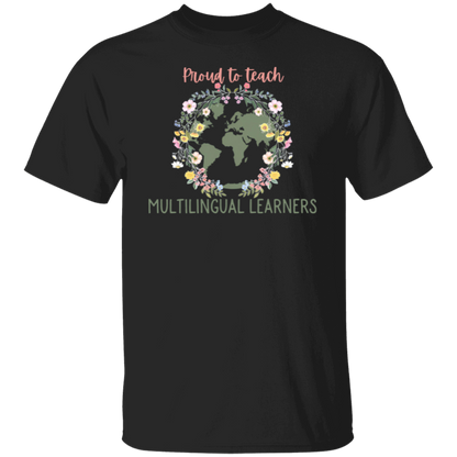 Proud To Teach Multilingual Learners Teacher T-Shirt - CDCraft
