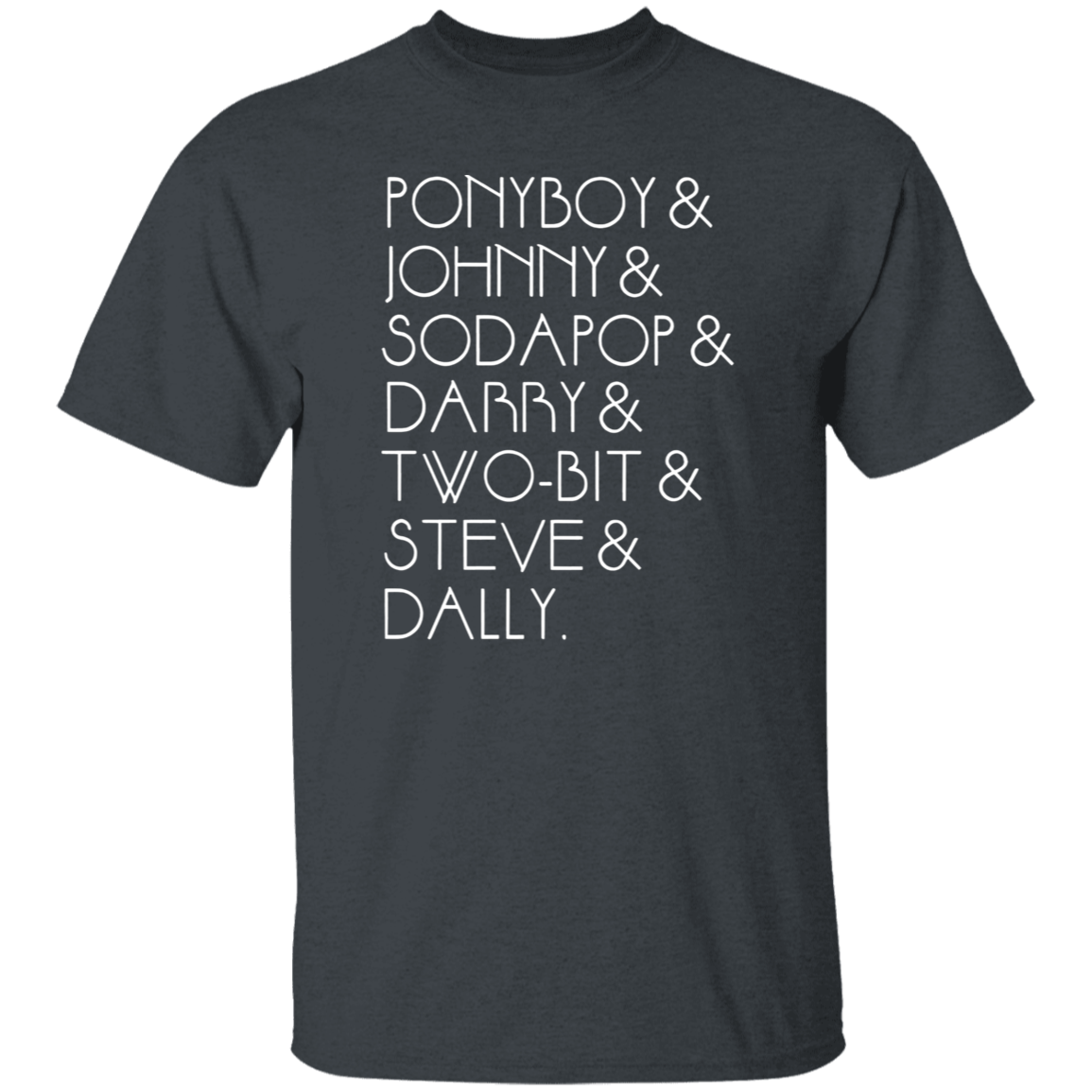 The Outsiders Shirt Characters Funny Literature Teacher Vintage T-Shirt