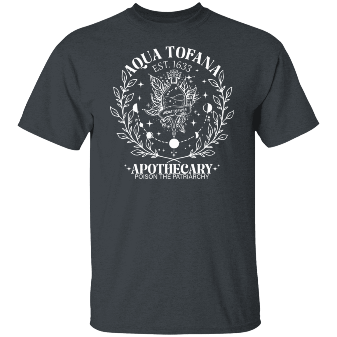 G500 5.3 oz. T-Shirt Aqua Tofana Apothecary Poison The Patriarchy Shirt -  ID19112417