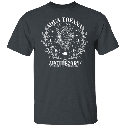 G500 5.3 oz. T-Shirt Aqua Tofana Apothecary Poison The Patriarchy Shirt -  ID19112417