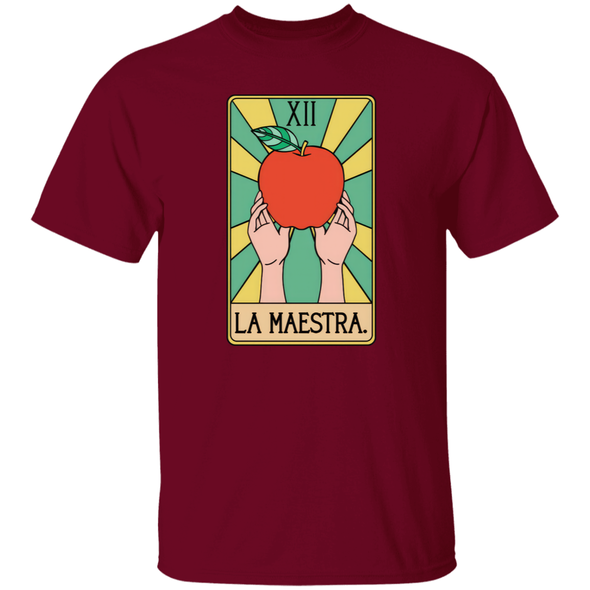 Spanish Teacher La Maestra Tarot Card Teacher T-Shirt