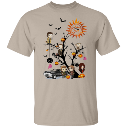 Supernatural Tree Halloween  T-Shirt - leleart