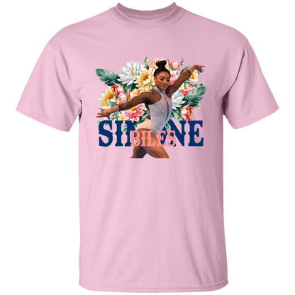 Simone Biles Floral Vintage T-Shirt - ID05082410