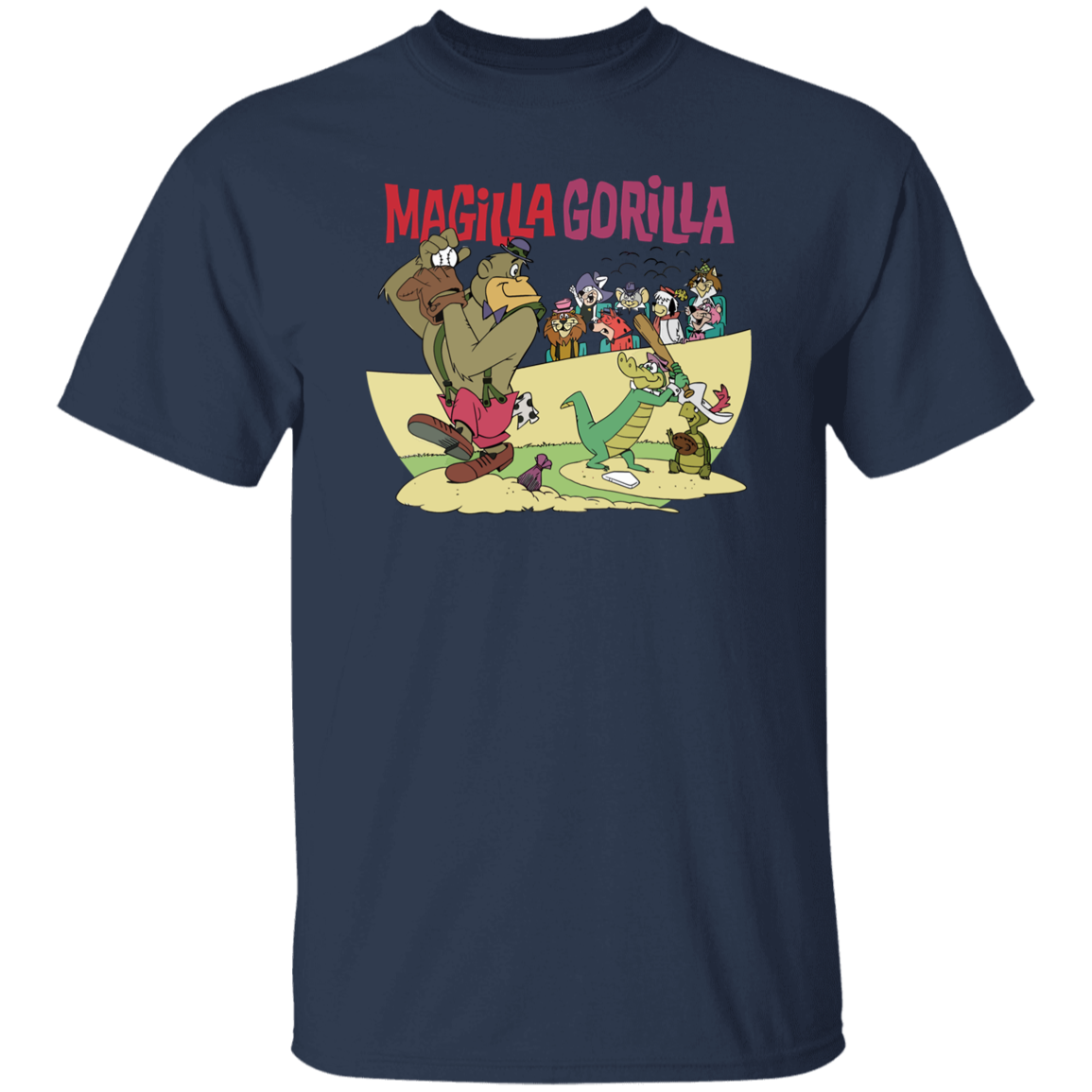 G500 5.3 oz. T-Shirt Tribute To Magilla Gorilla Cartoon Show From The 1960s T-Shirt