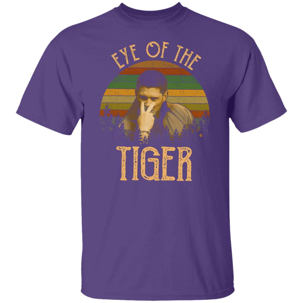 Dean Winchester Eye of The Tiger Vintage T-Shirt