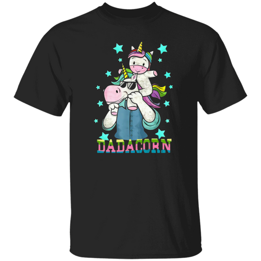 Funny Dadacorn Vintage T-Shirt, Dadacorn Shirt, Unicorn Shirt, Fathers Day Shirt, Father's Day Shirt, Dad Shirt, Daddy Shirt, Gift For Dad	G500 5.3 oz. T-Shirt